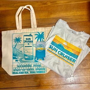 Sun Cruiser Tote and T-Shirt Set